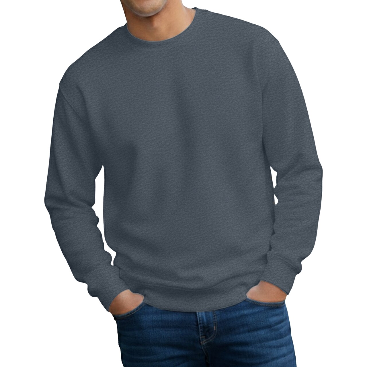 Gildan Softstyle Crewneck Sweatshirt, 80/20 Cotton Blend, Print-Ready Fleece